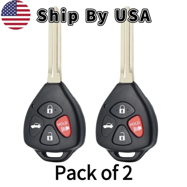 Toyota Matrix Highlander 2008-2010 3 Button Remote Head Key | GQ4-29T | G Chip